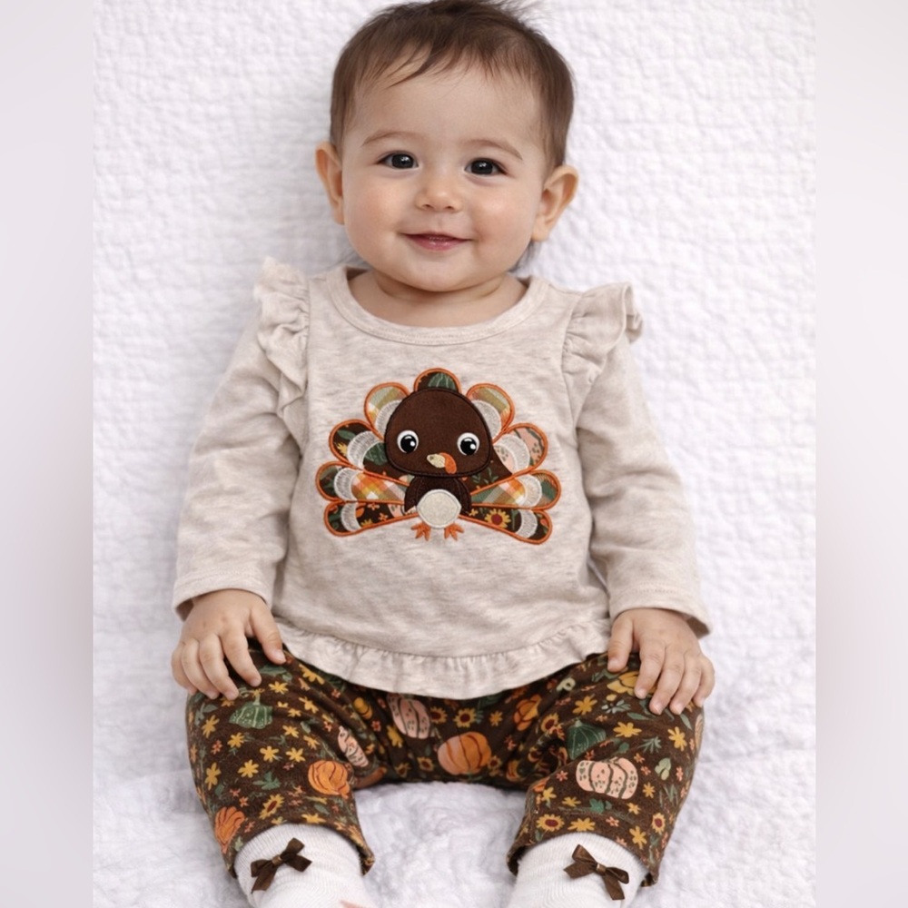 NWT! Adorable Turkey Themed Kids Toy Set